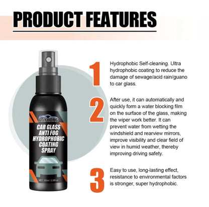 Hydrophobic Windshield Cleaning Spray by Anti Spier