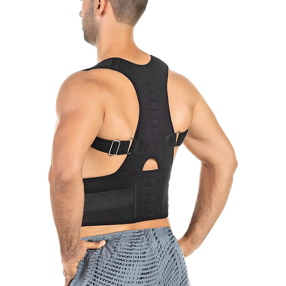 Posture Corrector Support Magnetic Back Shoulder Brace Belt Band For Men Women by Anti Spier