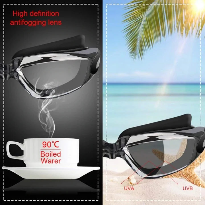 HD Anti - Fog Swim Goggles by Anti Spier
