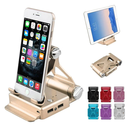 Podium Style Stand With Extended Battery Up To 200% For iPad, iPhone And Other Smart Gadgets by Anti Spier