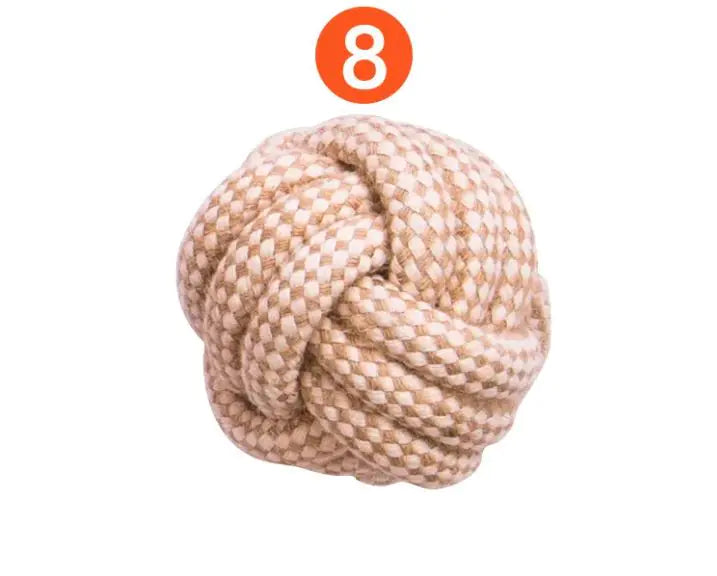 Cotton Hemp Dog Toy Set by Anti Spier