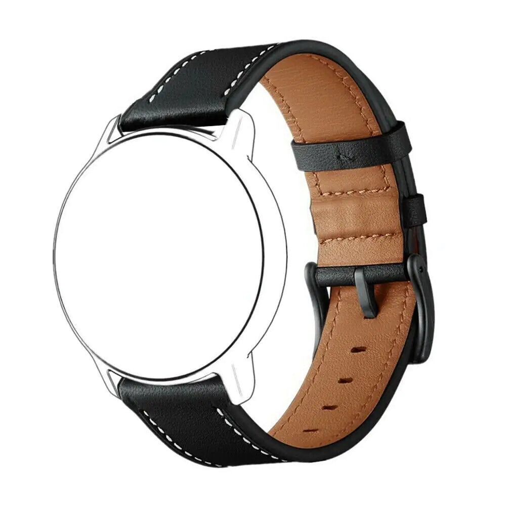 18mm 20mm 22mm Classic Genuine Leather Watch Band Strap Quick Release Wristband by Anti Spier