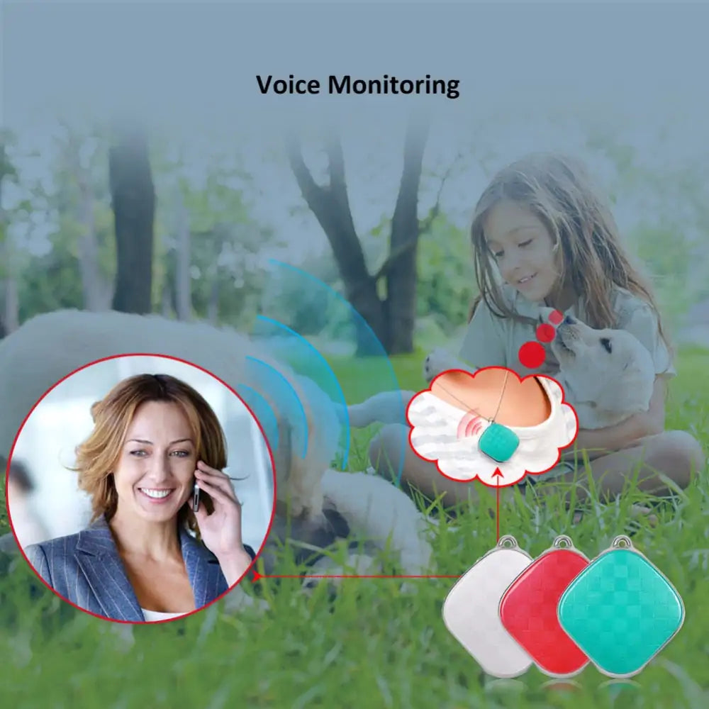 Mini Personal GPS Tracker Kids Listening Device by Anti Spier