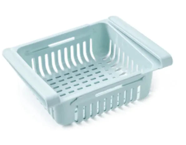 Refrigerator Telescopic Storage Basket by Anti Spier