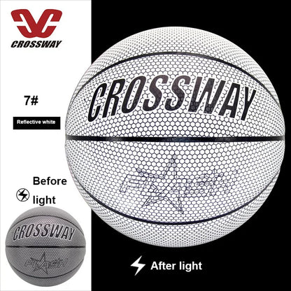 Holographic Reflective Wear-Resistant Luminous Basketball by Anti Spier