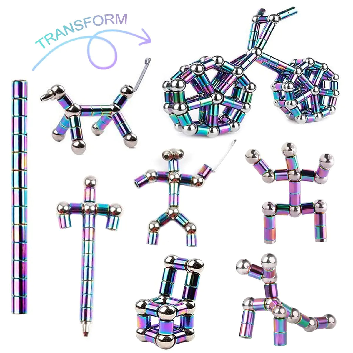 Multifunctional Deformable Magnet Fidget Pen by Anti Spier