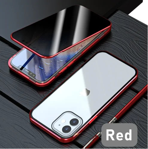 Glass Privacy Metal Phone Case iphone by Anti Spier