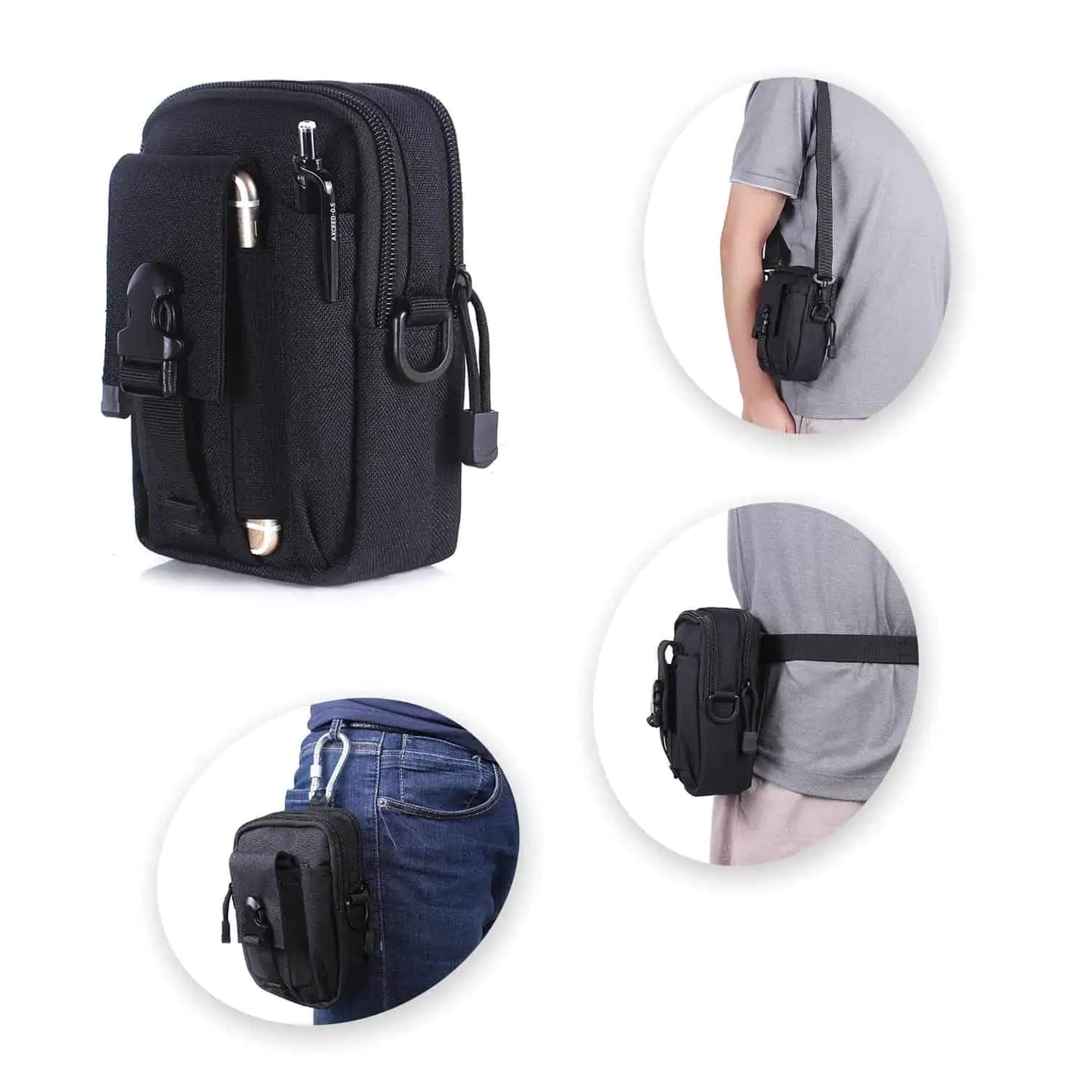 Compact Multi-Purpose Gadget Pouch Waist Bag by Anti Spier