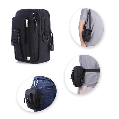 Compact Multi-Purpose Gadget Pouch Waist Bag by Anti Spier