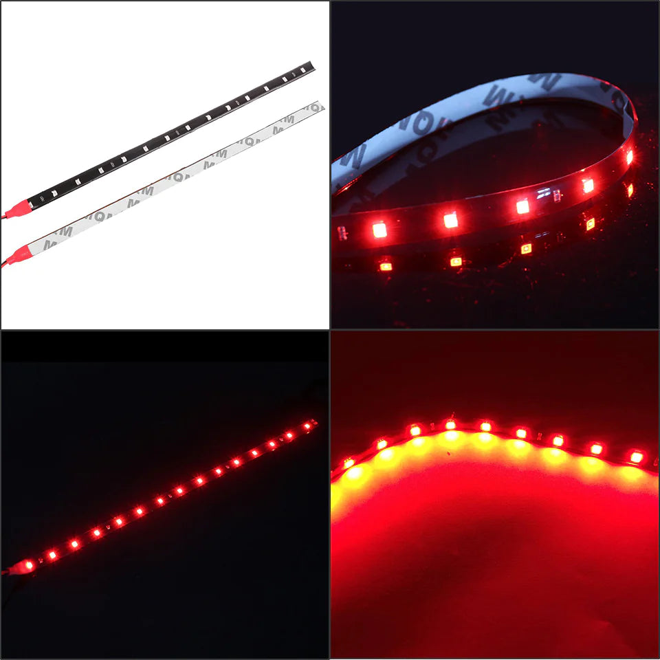 Lot Waterproof 12''/15 DC 12V Motor LED Strip Underbody Light For Car Motorcycle by Anti Spier