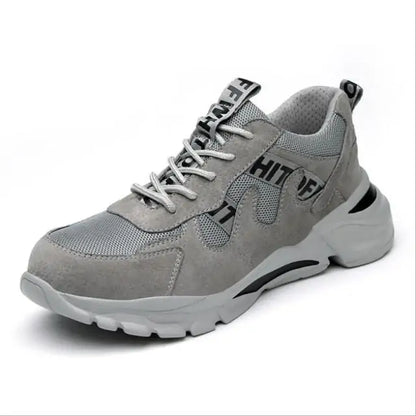 Men's Steel Toe Safety Work Shoes - Lightweight Outdoor Protective Footwear by Anti Spier