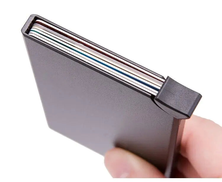 Mens RFID Blocking Slim Money Clip Carbon Fiber Wallet ID Credit Card Holder New by Anti Spier