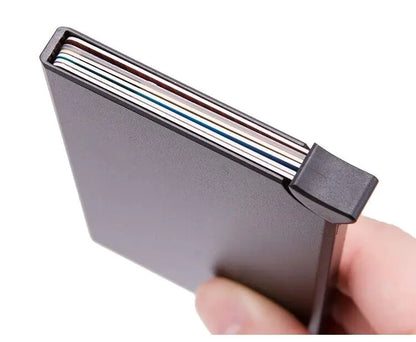 Mens RFID Blocking Slim Money Clip Carbon Fiber Wallet ID Credit Card Holder New by Anti Spier