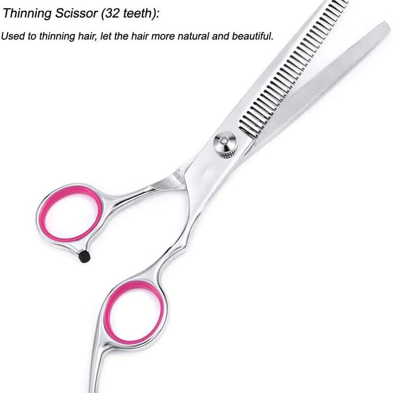 Pet Dog Grooming Scissors Stainless Straight Curved Thinning Shears Trimmer Kits by Anti Spier