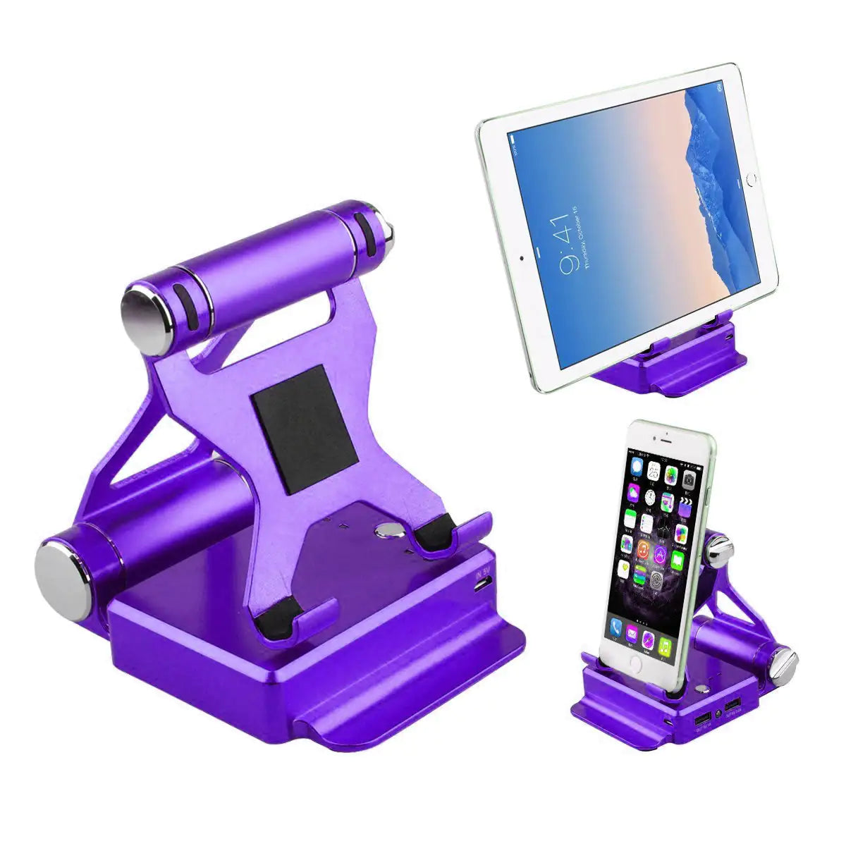 Podium Style Stand With Extended Battery Up To 200% For iPad, iPhone And Other Smart Gadgets by Anti Spier