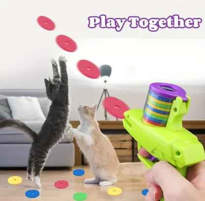 Cat Chase Foam Disc Launcher by Anti Spier