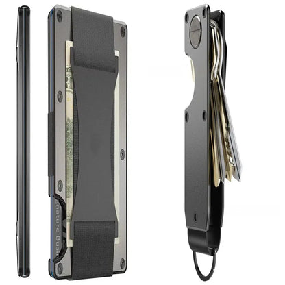 New Metal Card Bag Carbon Fiber Wallet Wallet RFID Anti-theft Swiping Blocking Technology by Anti Spier