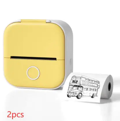 Portable Mini Thermal Label Printer Home Photo Printer Student Wrong Question Printer Bluetooth Mini Label Printer Price Tag by Anti Spier