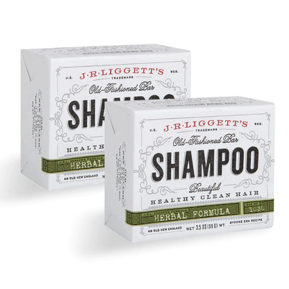 J·R·LIGGETTS All-Natural Shampoo Bar for Hair | Herbal Formula | Supports Strong Healthy Hair | Nourish Follicles w/Antioxidants and Vitamins | Detergent/Sulfate-Free | 2 Pack 3.5 oz Bars by Anti Spier