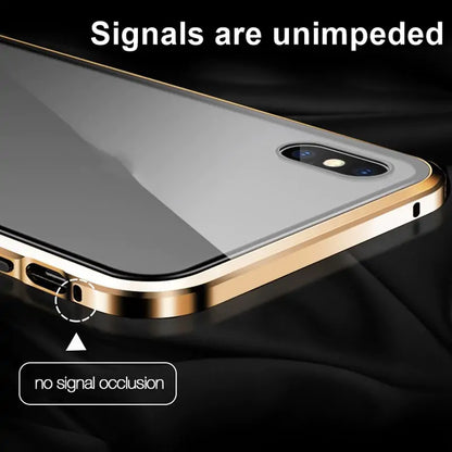 Glass Privacy Metal Phone Case iphone by Anti Spier