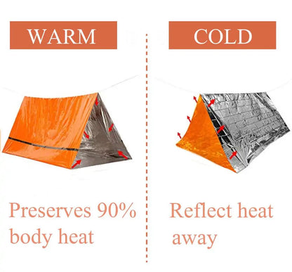 Survival Tube Emergency Tent With Whistle by Anti Spier