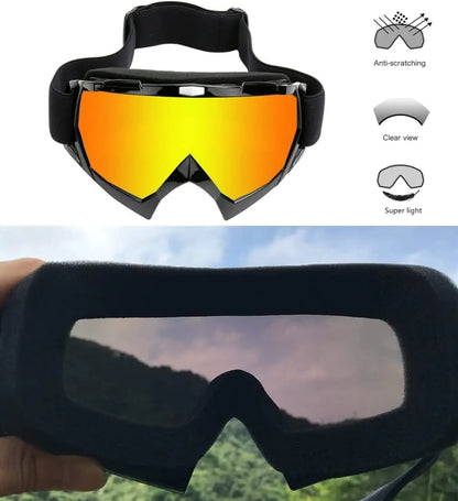 Motocross Goggles Racing Off-Road Dirt Bike ATV UTV BMX MX XC Motorcycle Eyewear by Anti Spier