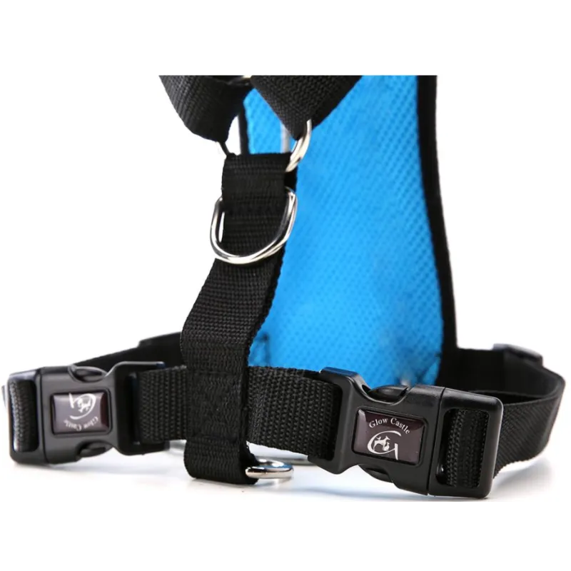 Dog supplies Breathable mesh chest straps Pet car safety chest back by Anti Spier