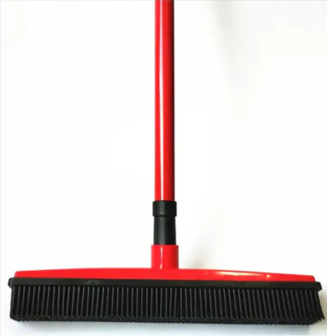 Pet Hair Remover Rubber Broom with Carpet Rake by Anti Spier