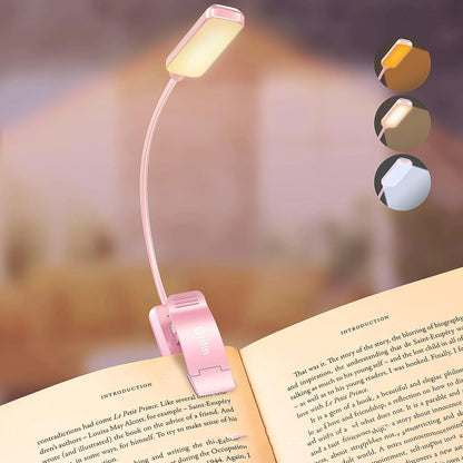 Minimalist LED Rechargeable Book Light by Anti Spier