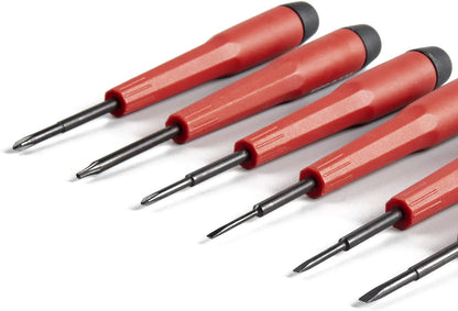 6 Piece Precision Screwdriver Tool Set Eyeglass Repair Computer Kit Magnetic Bit by Anti Spier