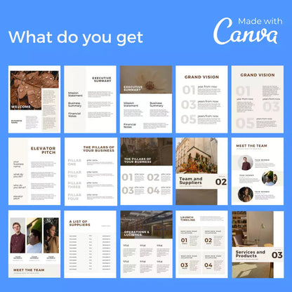 Downloadable Business Plan 100 Templates by Anti Spier