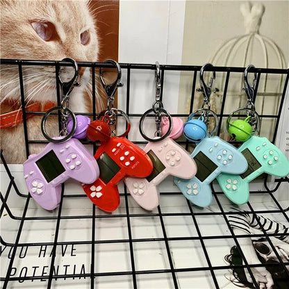 Retro Game Console Keychain Built-in 7 Games by Anti Spier