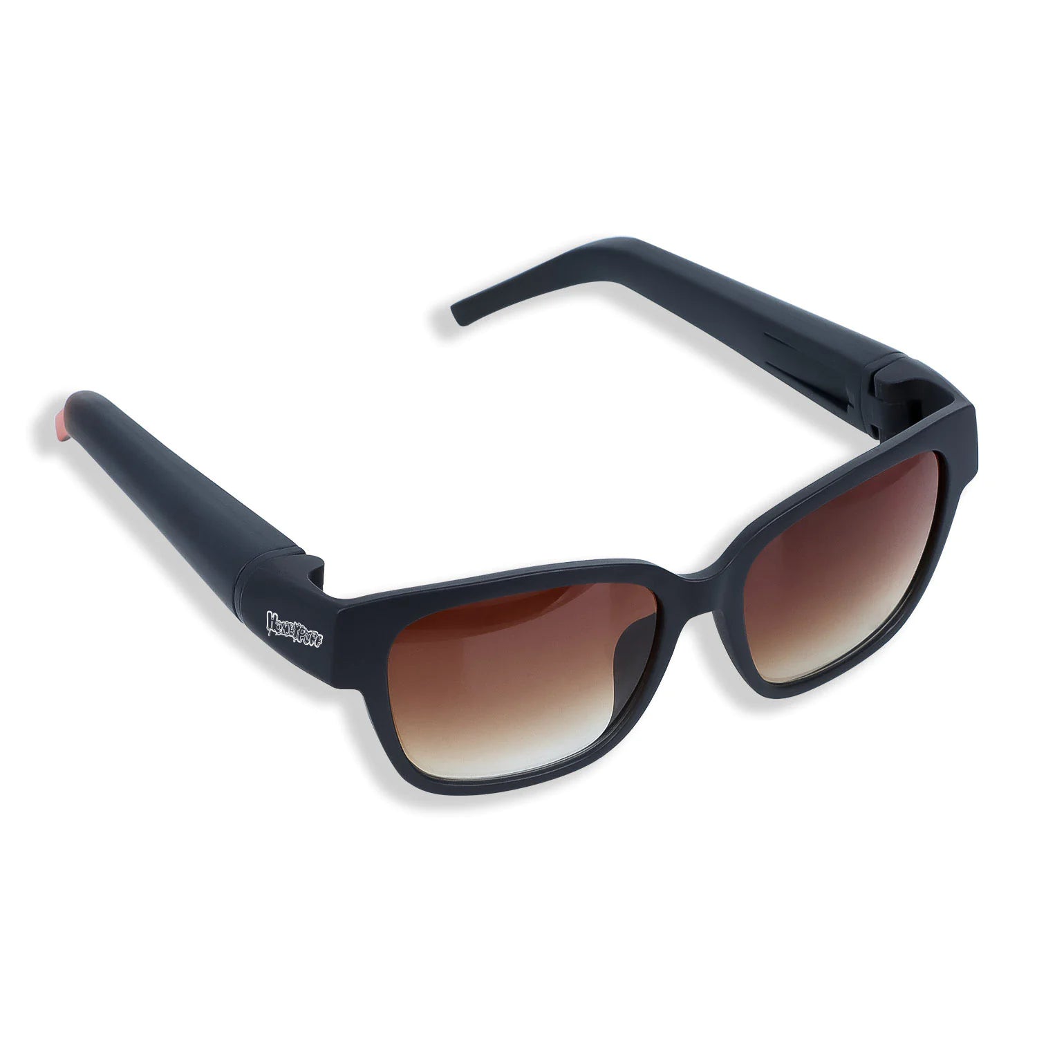 Sunglasses with Hidden Horn Tube Storage by Anti Spier