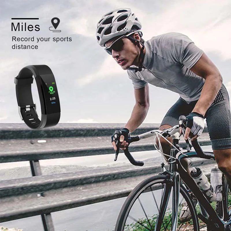 Fitness Smart Watch Activity Tracker Heart Rate For Women Men Oxygen BP Monitor by Anti Spier