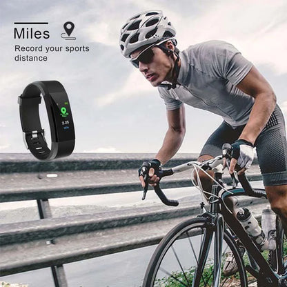 Fitness Smart Watch Activity Tracker Heart Rate For Women Men Oxygen BP Monitor by Anti Spier