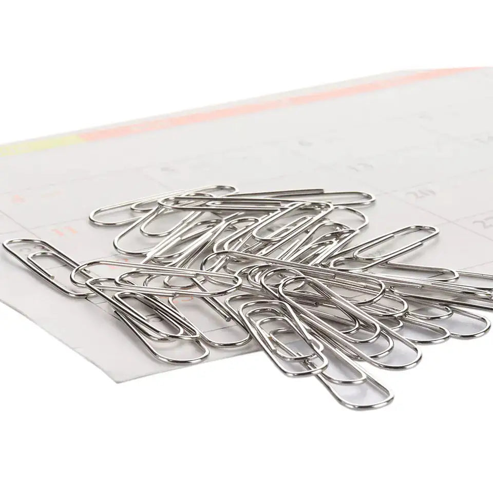 Paper Clip (28mm) Regular Silver (100/Pack) by Anti Spier