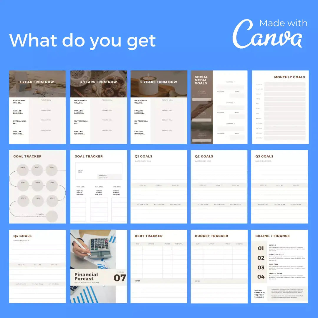 Downloadable Business Plan 100 Templates by Anti Spier