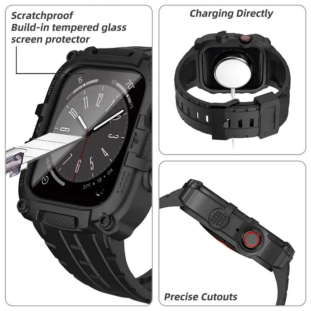 Sport Case And Strap Watch by Anti Spier