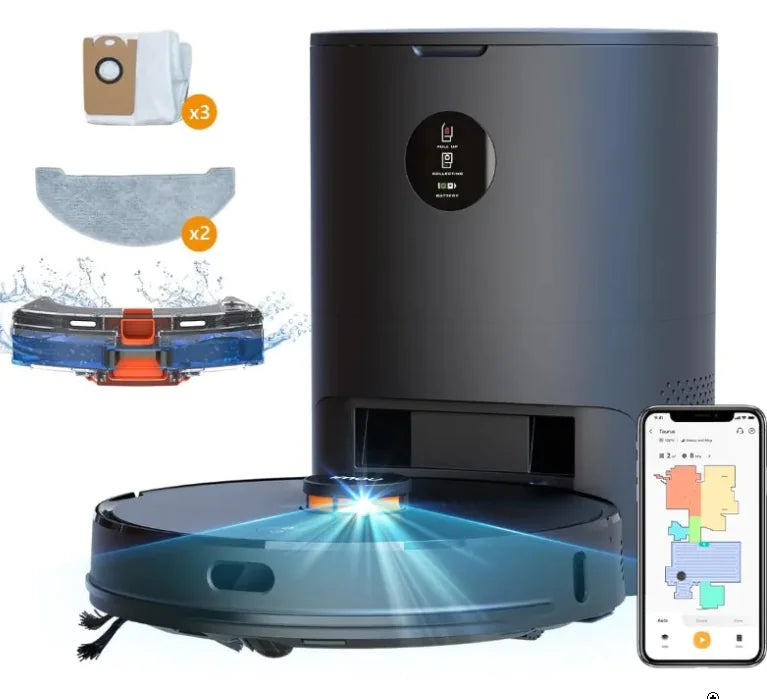Self Emptying Robot Vacuum Cleaner by Anti Spier