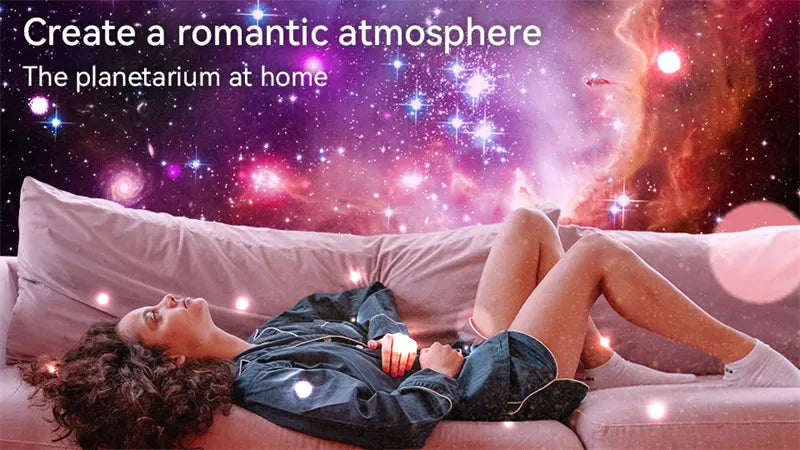 Night Light Galaxy Projector Starry Sky Projector 360 Rotate Planetarium Lamp For Kids Bedroom Valentines Day Gift Wedding Deco by Anti Spier