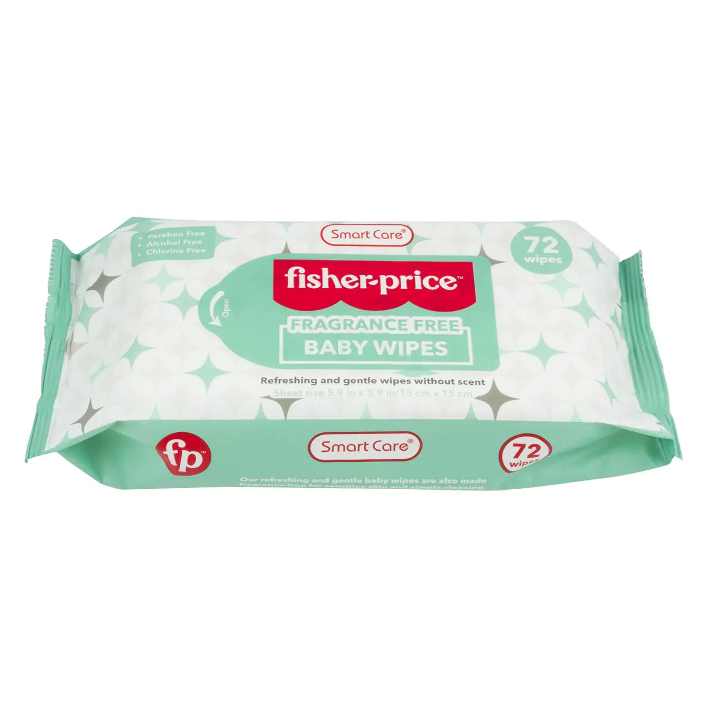 72ct Fisher Price Fragrance Free Baby Wipes by Anti Spier
