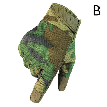 Men Breathable Full Finger Gloves by Anti Spier