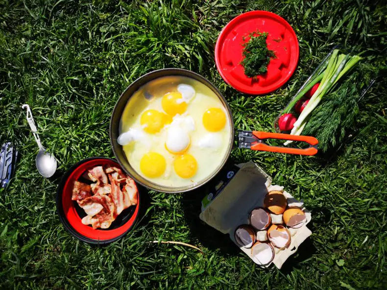Teflon Coated Non-Stick Frying Pan for Outdoor Cooking by Anti Spier