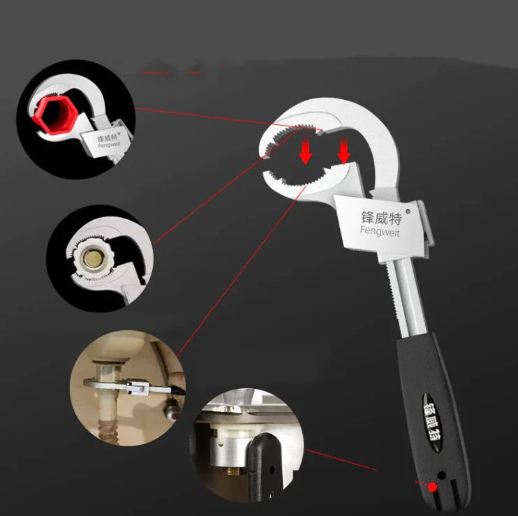 Adjustable Wrench Plumbing Repair Tool Set by Anti Spier