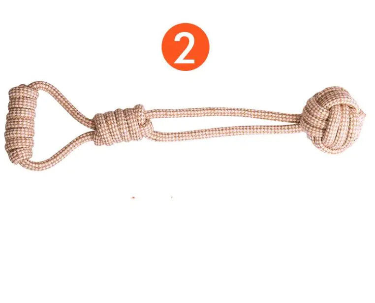Cotton Hemp Dog Toy Set by Anti Spier