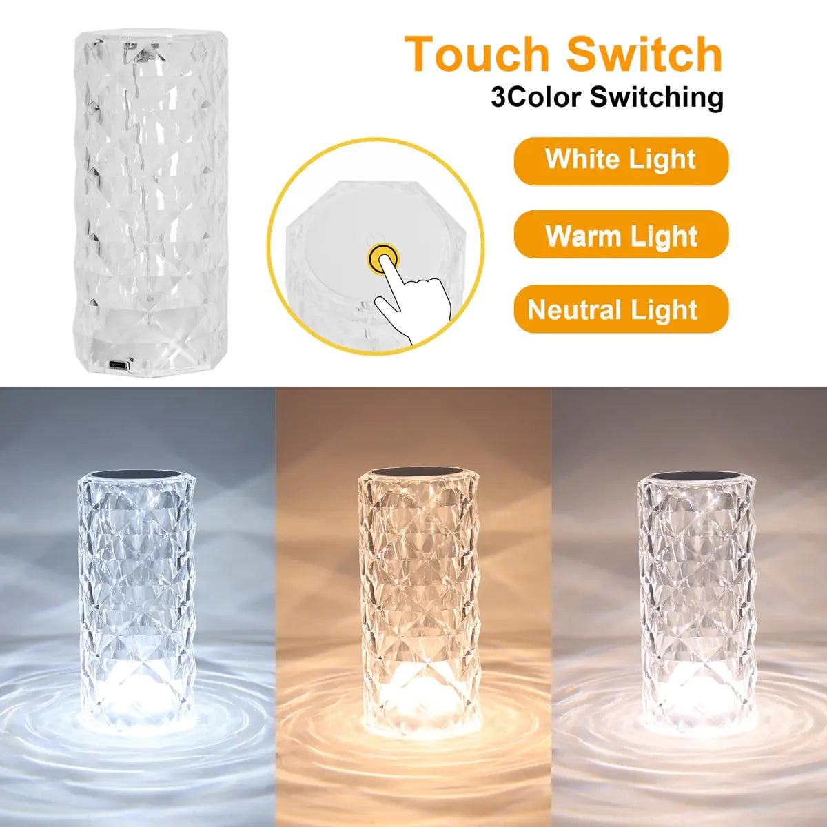 Crystal Atmosphere Table Lamp by Anti Spier