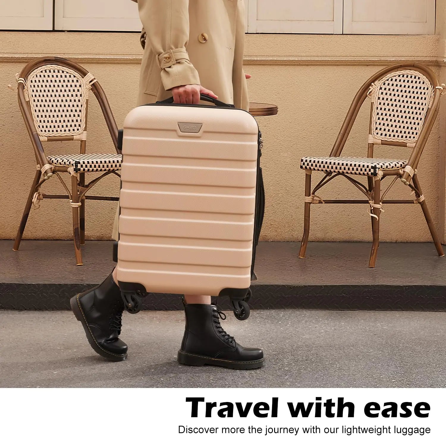 Coolife Luggage 3 Piece Set Suitcase Spinner Hardshell Lightweight TSA Lock (black, 3 piece set(20in24in28in)) black 20in24in28in by Anti Spier