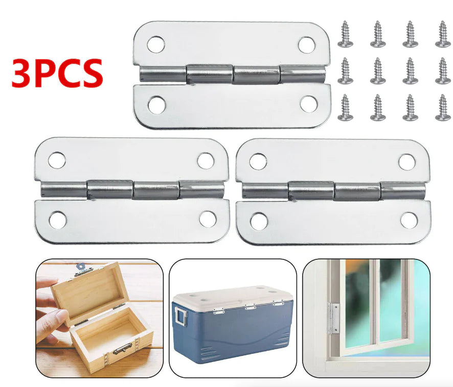 3PCS Stainless Steel Cooler Hinges & Screws Replacements For Igloo Cooler Parts by Anti Spier