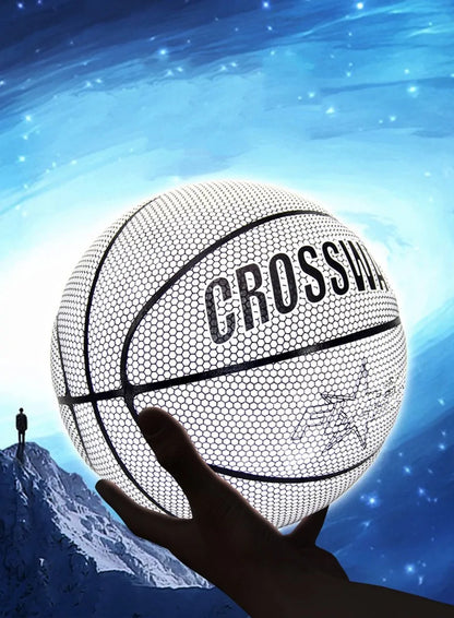 Holographic Reflective Wear-Resistant Luminous Basketball by Anti Spier