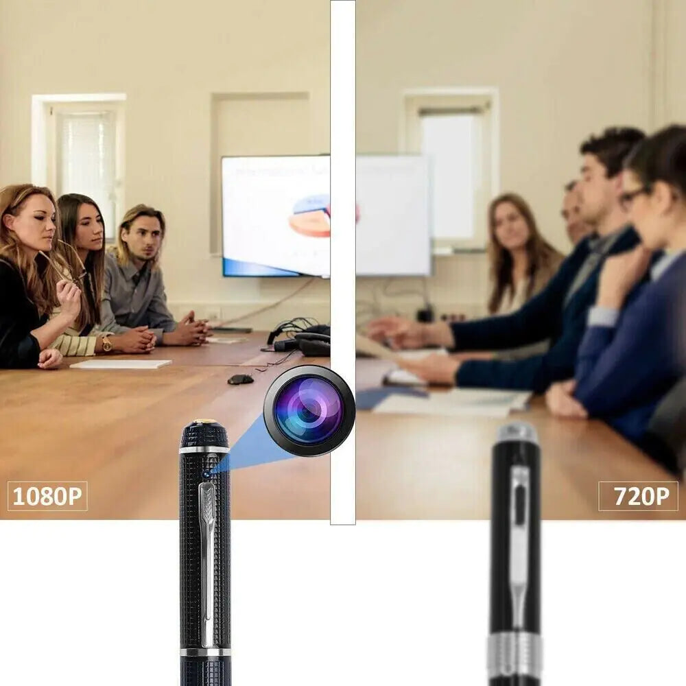 Hidden Cam Pocket Pen Camera 1080P HD Mini Body Video Recorder DVR Security USB by Anti Spier